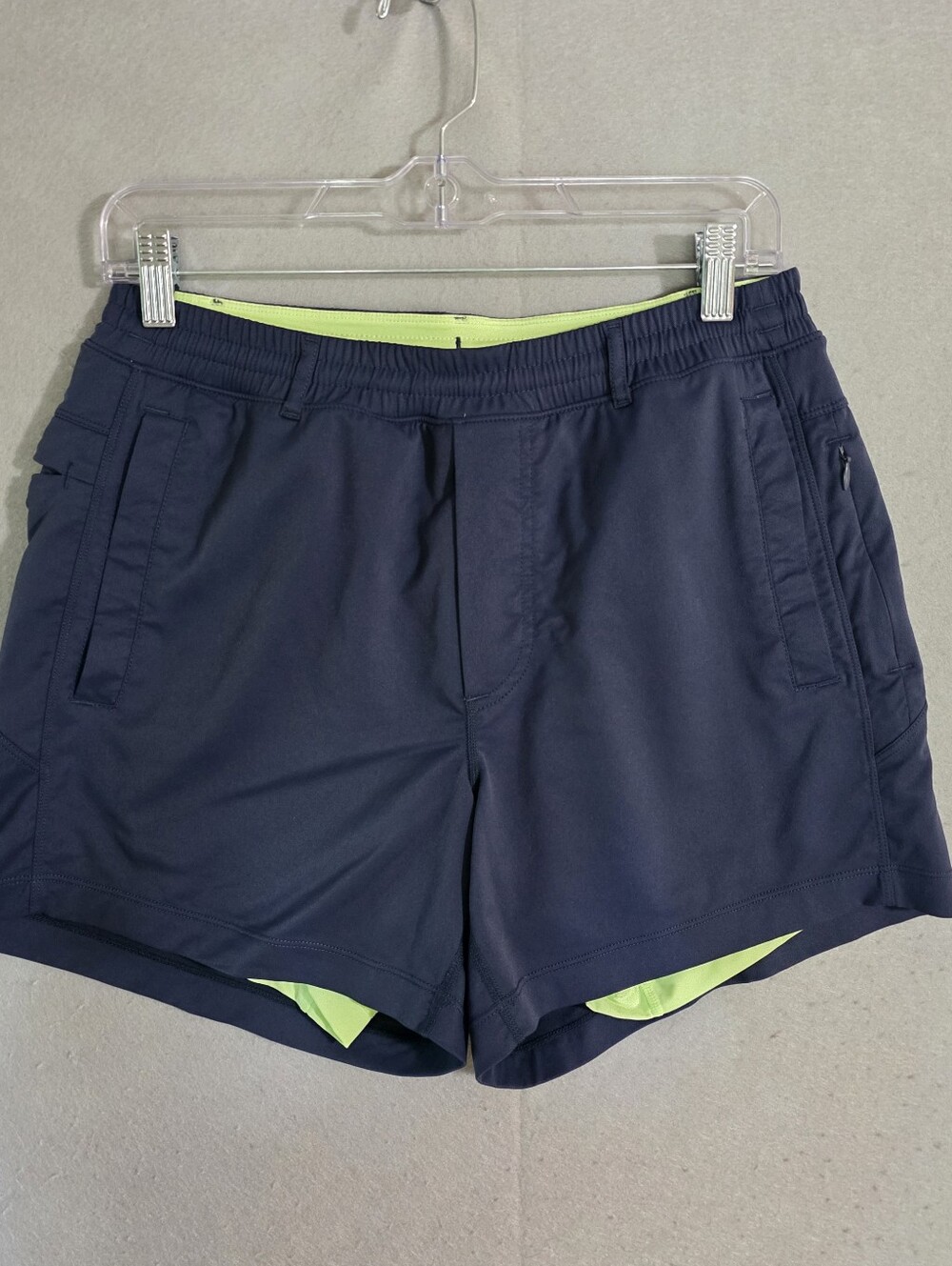 Birddogs Mens 5" For Your Boomstick Brief Lined Navy Shorts Size Medium